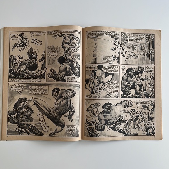 THE RAMPAGING HULK Lot of 2 - #5 and #6 Marvel/Curtis Comic Magazine 1977 UC - Picture 7 of 14